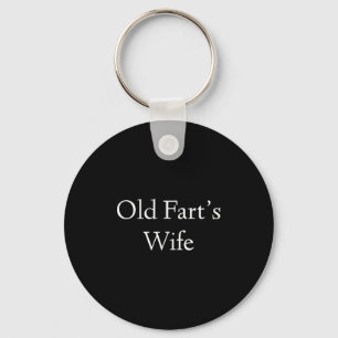 Gamle Farts-frun Funny Birthday Nyckelring