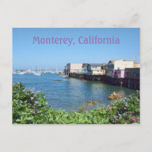 Gamle Fishermans Wharf, Monterey, Kalifornien Vykort
