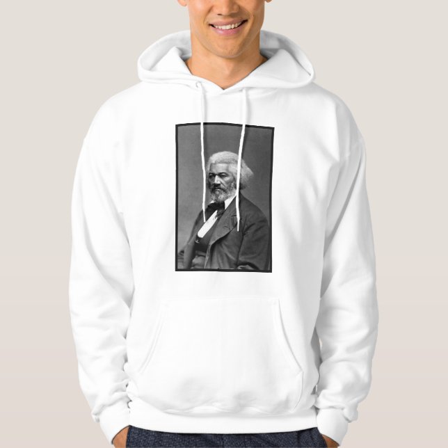 Gamle Fr3d3rick Bailey Douglas afroamerikansk hjäl Hoodie (Framsida)