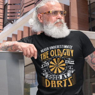 Gamle Guy Bra at Darts - Lusnyt Dart T Shirt