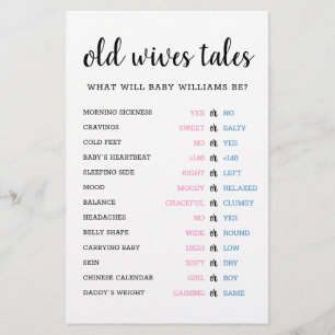 Gamle Hustru Tales Köns Avslöjande Baby Shower Gam