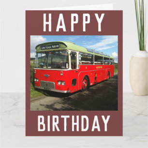 Gamle MacBraynes Buss på Isle of Bute i Skottland Kort