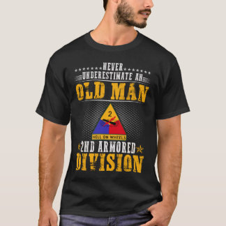 Gamle man 2:a armédivisionen Krig Vet T Shirt