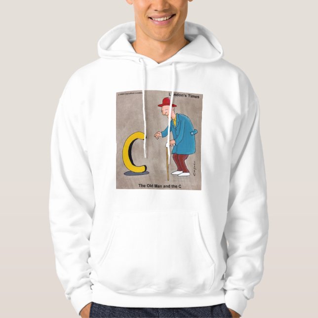 Gamle man & C Funny Hoodie av Rick London (Framsida)