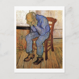 Gamle man i Sorrow Van Gogh Fine Art Vykort
