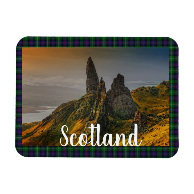 Gamle man of Storr Skye Scotland Magnet (Horisontell)