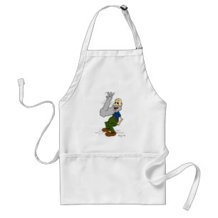 Gamle man Wave Beard Apron Förkläde