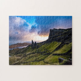 Gamle mannen på Storr Isle of Himlar Scotland Trav Pussel