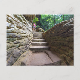 Gamle mans grotta, Hocking Backe State Park, Ohio Vykort