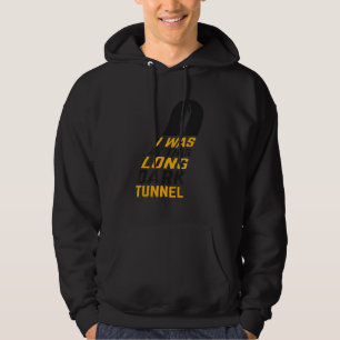 Gamle Skool Rave jag var i ett långt Mörk tunneltå Hoodie