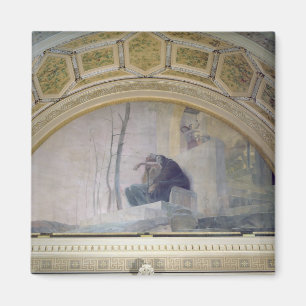 Gamling från de tre åldrarna av manen, 1887 magnet