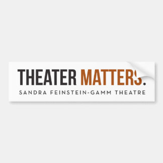 Gamm Theatre - teatermaterier - bildekal