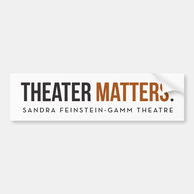 Gamm Theatre - teatermaterier - bildekal (Framsidan)