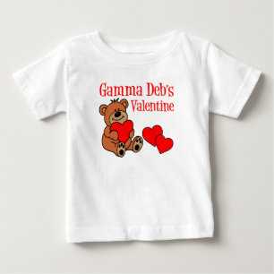 Gamma Debs Anpassningsbar Valentine Baby T-Shirt