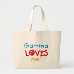 Gamma Kärlek Me T-shirts och presenter Jumbo Tygkasse