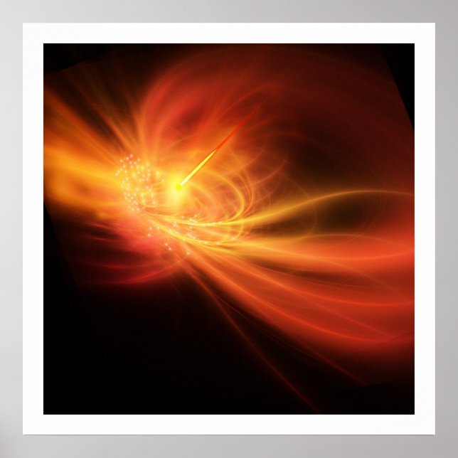 GAMMA RAY BURST PRINT POSTER (Framsidan)