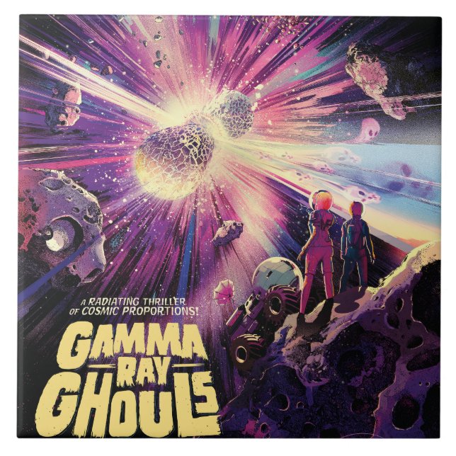 Gamma Ray Burst Pulsars Kilonova Cosmic Collision Kakelplatta (Framsidan)