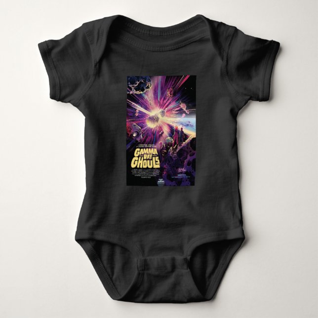 Gamma Ray Burst Pulsars Kilonova Cosmic Collision T Shirt (Framsida)