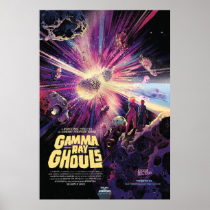 Gamma Strålning Pulsar Kilonova Kosmisk Kollision Poster