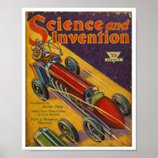 GAMMAL 1930-TALS TIDSKRIFTOMSLAG POSTER