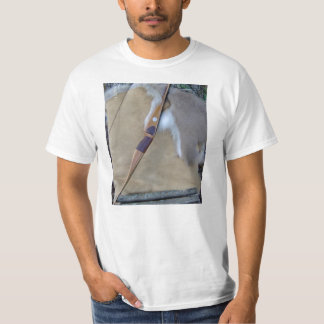 gammal alaskabo på hjortläder t-shirt
