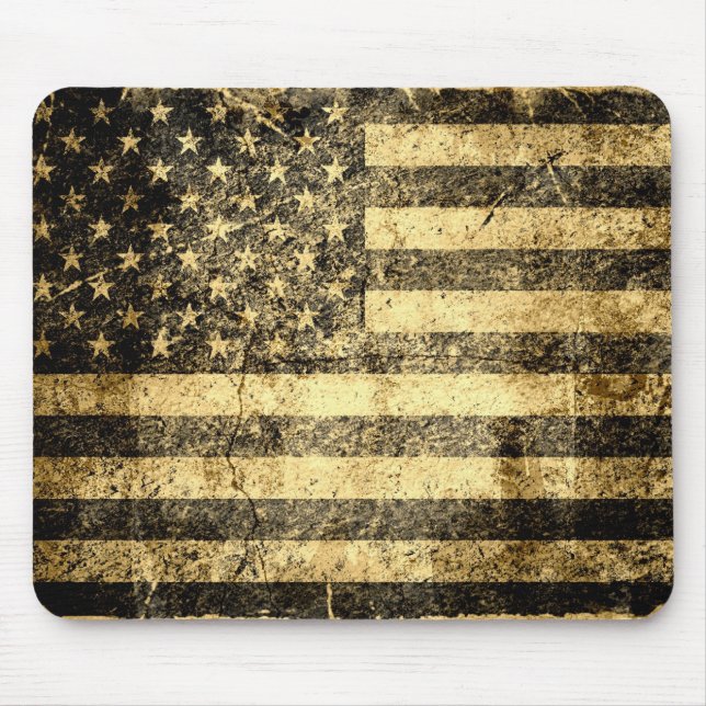 Gammal amerikanska flagganGrunge 2 Musmatta (Framsidan)