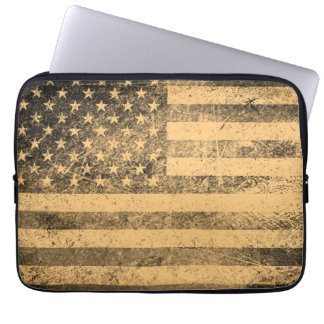 Gammal amerikanska flagganGrunge Laptop Fodral