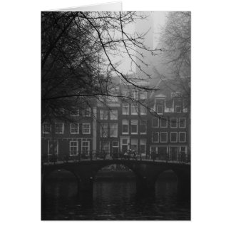 Gammal Amsterdam Hälsningskort