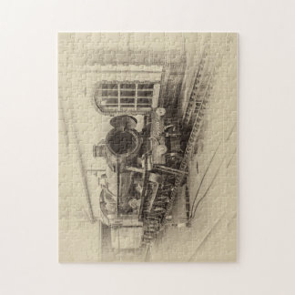 gammal ånga tåg pussel