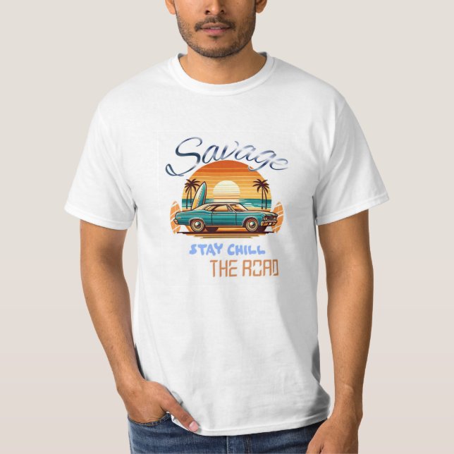 gammal är bilutgåva t t-shirt från guld (Framsida)