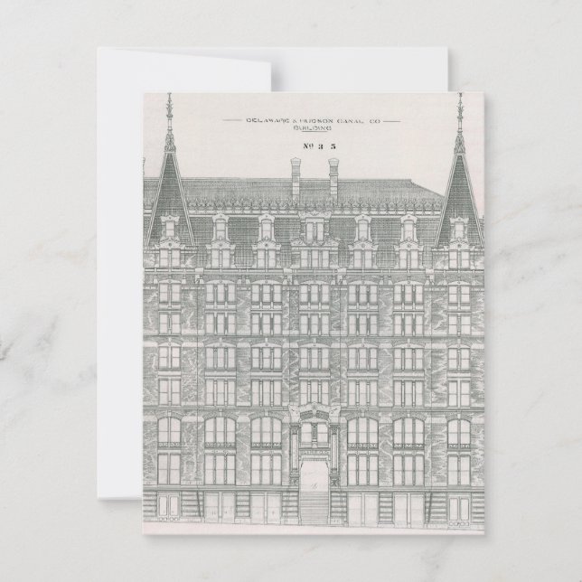 Gammal arkitektur, Delaware & Hudson Canal Co. (Framsida)