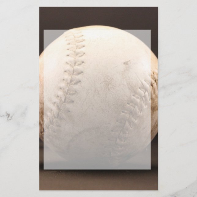 Gammal baskeboll brevpapper (Framsida)