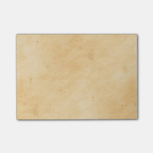 Gammal befläckt fläckig Look för Parchment Post-it Block