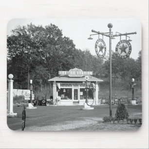 Gammal bensinstation, 1925 musmatta