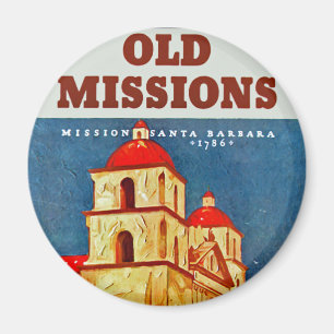 Gammal beskickning~ Santa Barbara Magnet