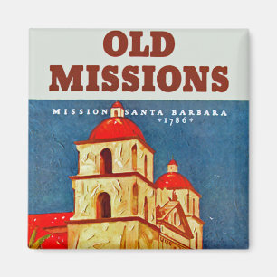 Gammal beskickning~ Santa Barbara Magnet