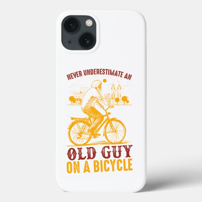 Gammal Biker | Cykel | Underskatta aldrig (Baksida)