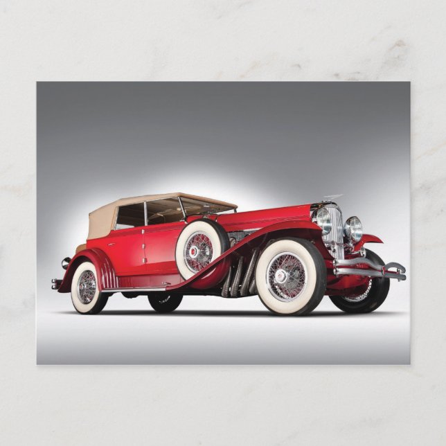 Gammal bil 45 vykort (Framsida)