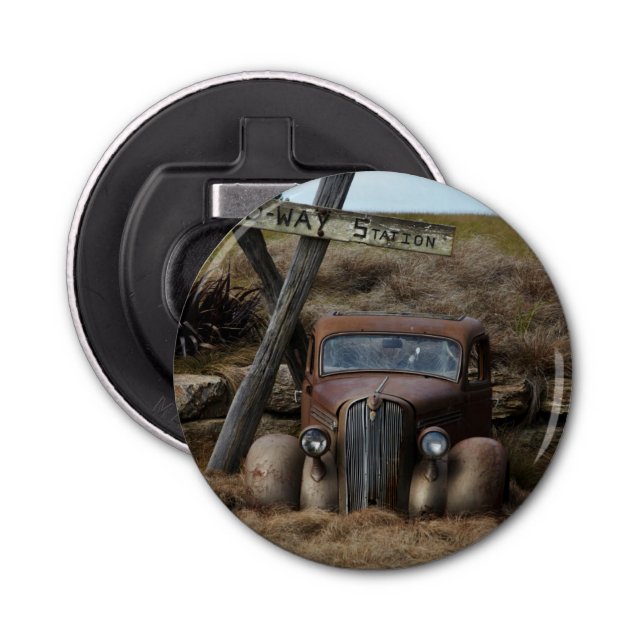 Gammal bil flasköppnare (Framsidan)