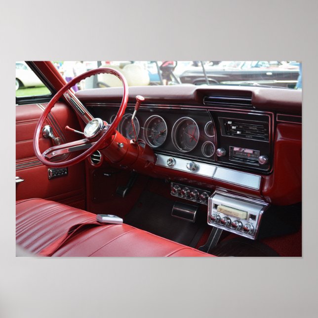 Gammal bil med 8 spår poster (Framsidan)