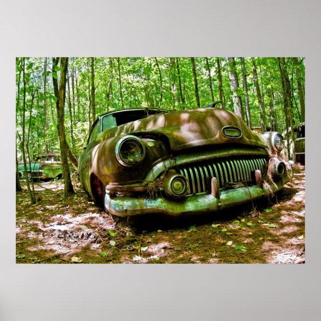 Gammal bil poster (Framsidan)