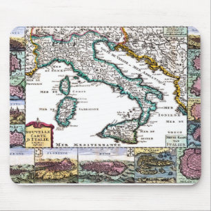 gammal bildkarta över Italien Musmatta