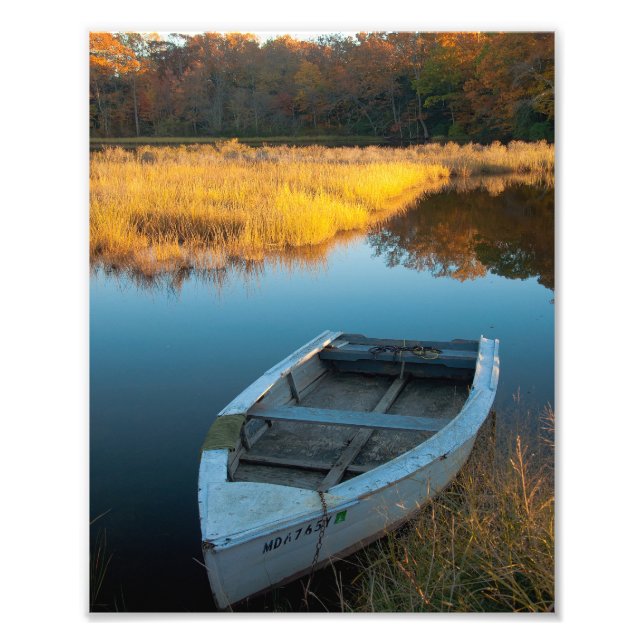 Gammal Boat 8 x 10-utskrift Fototryck (Framsidan)