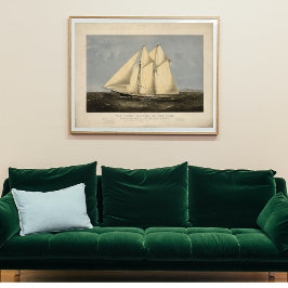Gammal Boat Vintage affisch Wall Art