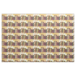 Gammal Bokar strimlad Fabric Tyg