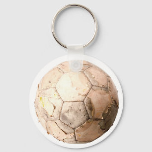Gammal boll nyckelring