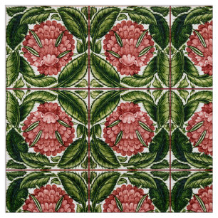 Gammal botanisk Victoriandesign för textilar Tyg