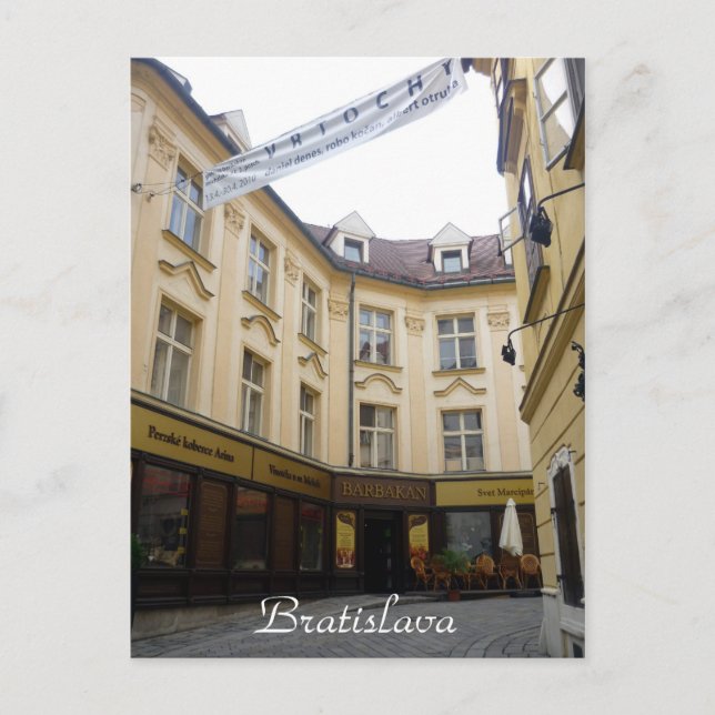 gammal bratislava vykort (Framsida)