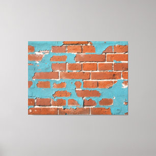 Gammal Brick Canvastryck