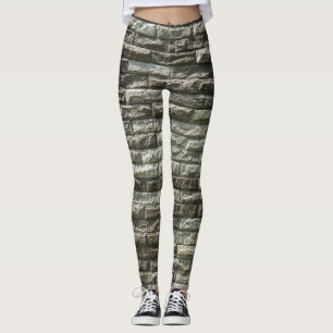 Gammal brickmur: Förstört Struktur Leggings